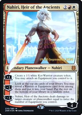 Nahiri, Heir of the Ancients card from Prerelease Cards