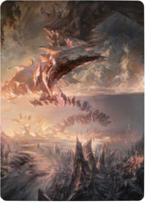 Needleverge Pathway Art Card card from Art Series: Zendikar Rising