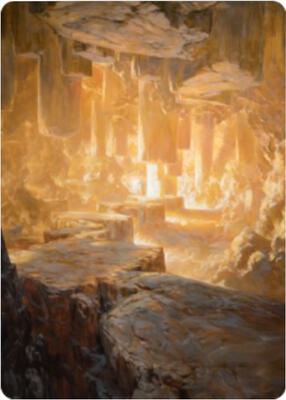 Pillarverge Pathway Art Card card from Art Series: Zendikar Rising
