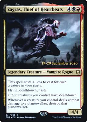 Zagras, Thief of Heartbeats card from Prerelease Cards