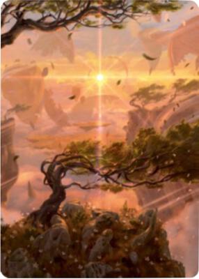 Windswept Heath Art Card card from Art Series: Zendikar Rising