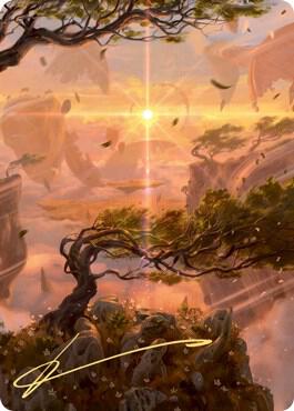 Windswept Heath Art Card (Gold-Stamped Signature) card from Art Series: Zendikar Rising
