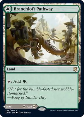 Branchloft Pathway card from Prerelease Cards