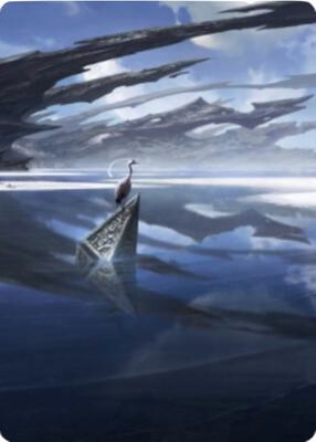 Seachrome Coast Art Card card from Art Series: Zendikar Rising