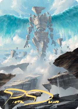 Celestial Colonnade Art Card (Gold-Stamped Signature) card from Art Series: Zendikar Rising