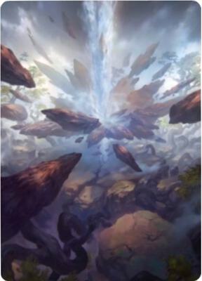 Prismatic Vista Art Card card from Art Series: Zendikar Rising