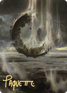 Wasteland Art Card (Gold-Stamped Signature) card from Art Series: Zendikar Rising