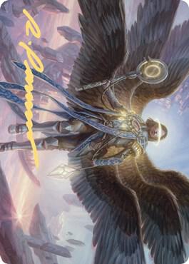 Angel of Destiny Art Card (Gold-Stamped Signature) card from Art Series: Zendikar Rising