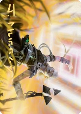 Kor Celebrant Art Card (Gold-Stamped Signature) card from Art Series: Zendikar Rising