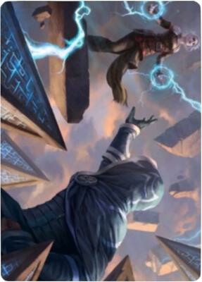 Nahiri's Binding Art Card card from Art Series: Zendikar Rising
