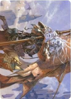 Sea Gate Banneret Art Card card from Art Series: Zendikar Rising