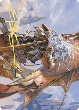 Sea Gate Banneret Art Card (Gold-Stamped Signature) card from Art Series: Zendikar Rising