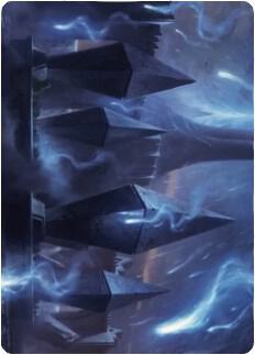 Sea Gate Restoration Art Card card from Art Series: Zendikar Rising