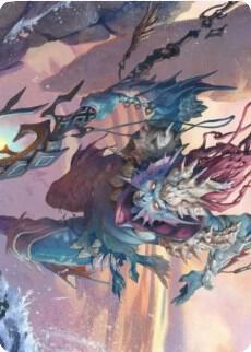 Umara Wizard Art Card card from Art Series: Zendikar Rising