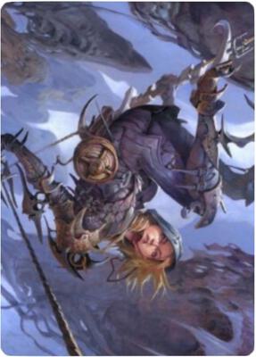 Blackbloom Rogue Art Card card from Art Series: Zendikar Rising