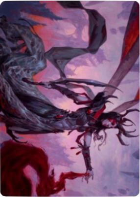 Drana, the Last Bloodchief Art Card card from Art Series: Zendikar Rising