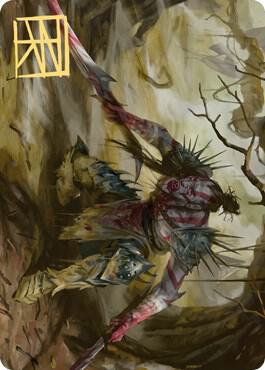 Highborn Vampire Art Card (Gold-Stamped Signature) card from Art Series: Zendikar Rising