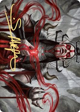 Malakir Blood-Priest Art Card (Gold-Stamped Signature) card from Art Series: Zendikar Rising