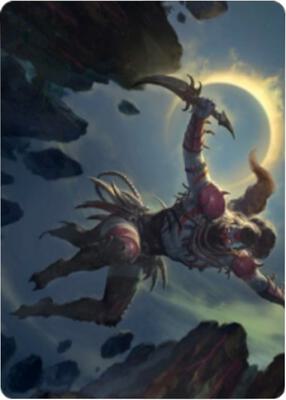 Nighthawk Scavenger Art Card card from Art Series: Zendikar Rising