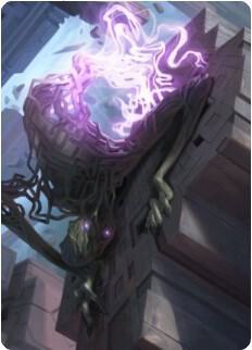 Skyclave Shade Art Card card from Art Series: Zendikar Rising