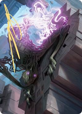 Skyclave Shade Art Card (Gold-Stamped Signature) card from Art Series: Zendikar Rising