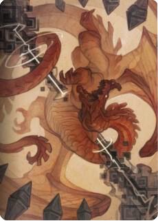 Soul Shatter Art Card card from Art Series: Zendikar Rising