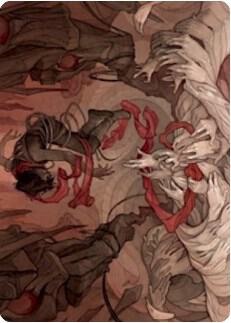 Thwart the Grave Art Card card from Art Series: Zendikar Rising