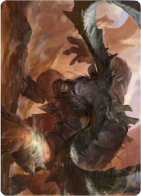 Moraug, Fury of Akoum Art Card card from Art Series: Zendikar Rising