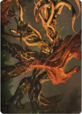 Ashaya, Soul of the Wild Art Card card from Art Series: Zendikar Rising