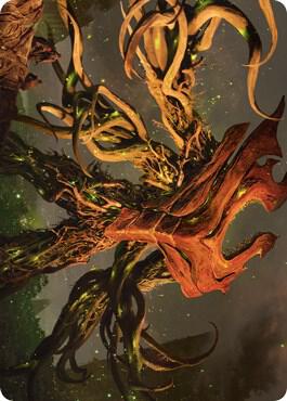 Ashaya, Soul of the Wild Art Card (Gold-Stamped Signature) card from Art Series: Zendikar Rising