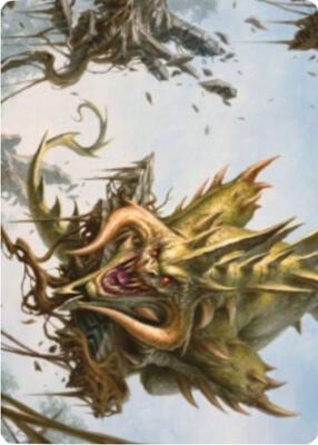 Canopy Baloth Art Card card from Art Series: Zendikar Rising