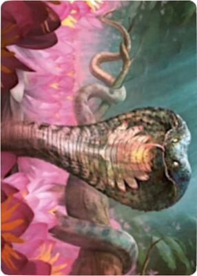 Lotus Cobra Art Card card from Art Series: Zendikar Rising