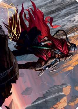 Anowon, the Ruin Thief Art Card (Gold-Stamped Signature) card from Art Series: Zendikar Rising