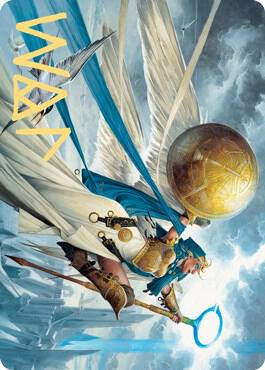 Linvala, Shield of Sea Gate Art Card (Gold-Stamped Signature) card from Art Series: Zendikar Rising