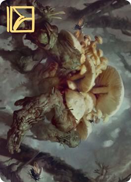 Swarm Shambler Art Card (Gold-Stamped Signature) card from Art Series: Zendikar Rising