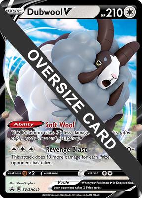 Dubwool V - SWSH049 card from Jumbo Cards