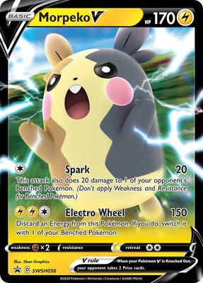 Morpeko V - SWSH056 card from SWSH: Sword & Shield Promo Cards