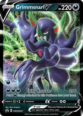 Grimmsnarl V - SWSH057 card from SWSH: Sword & Shield Promo Cards