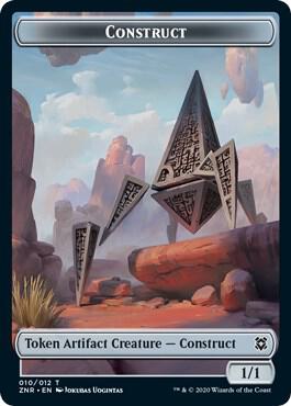 Construct // Illusion Double-Sided Token card from Zendikar Rising