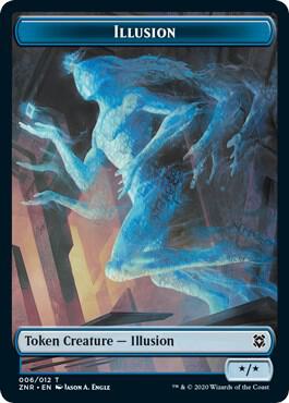 Illusion // Insect Double-Sided Token card from Zendikar Rising