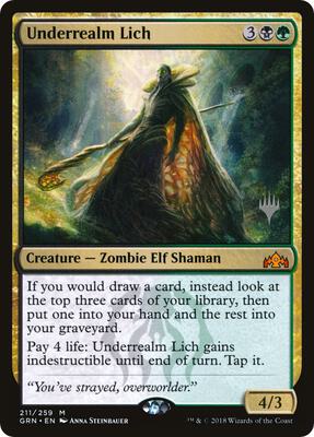 Underrealm Lich card from Promo Pack: Zendikar Rising