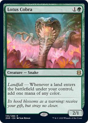 Lotus Cobra card from Promo Pack: Zendikar Rising