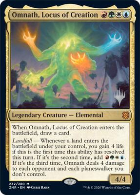 Omnath, Locus of Creation card from Promo Pack: Zendikar Rising