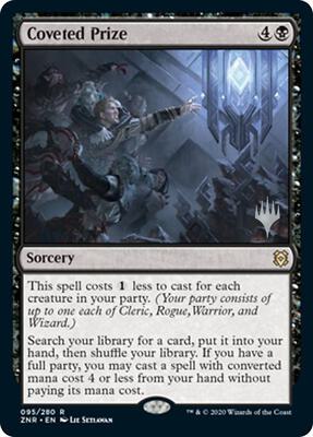Coveted Prize card from Promo Pack: Zendikar Rising
