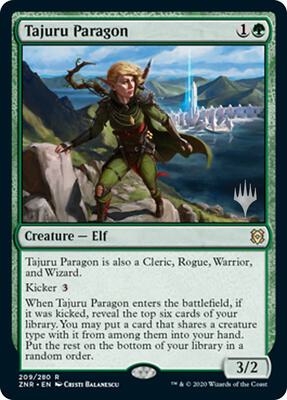 Tajuru Paragon card from Promo Pack: Zendikar Rising