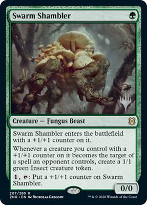 Swarm Shambler card from Promo Pack: Zendikar Rising