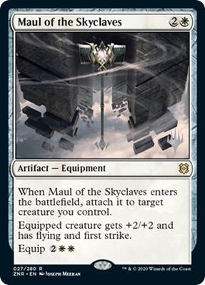 Maul of the Skyclaves card from Promo Pack: Zendikar Rising