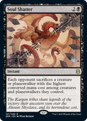 Soul Shatter card from Promo Pack: Zendikar Rising