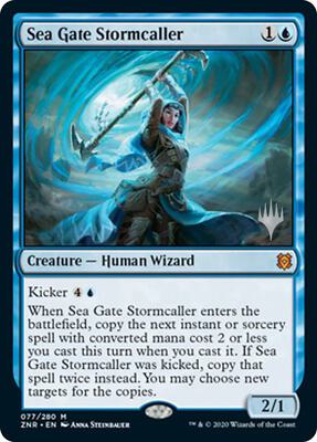 Sea Gate Stormcaller card from Promo Pack: Zendikar Rising