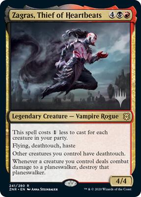 Zagras, Thief of Heartbeats card from Promo Pack: Zendikar Rising